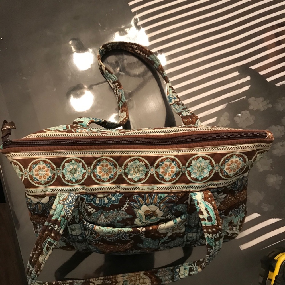 Vera Bradley Java blue shoulder bag - Picture 8 of 12